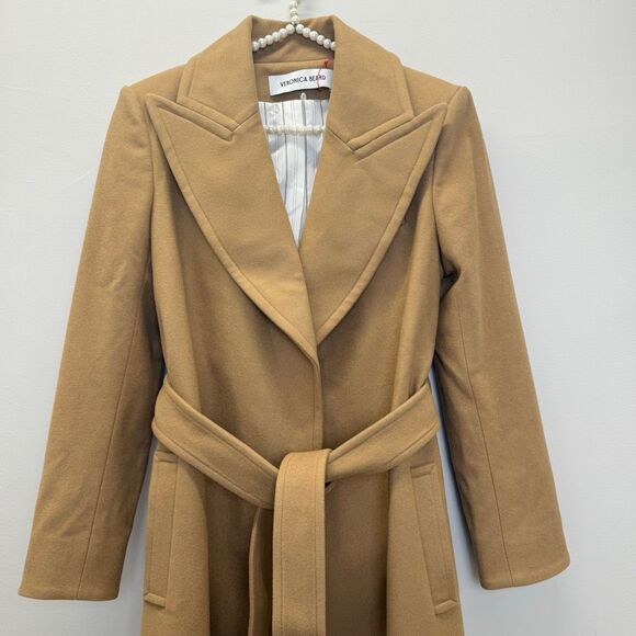 Veronica Beard Wool Trench Coat - Picture 4 of 16